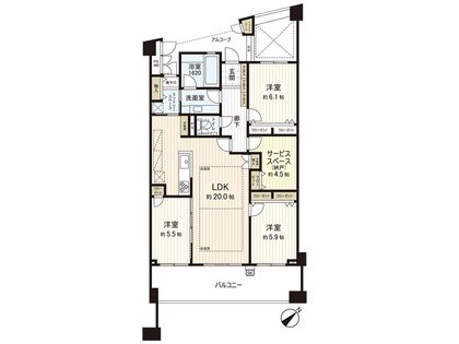 間取図(平面図)