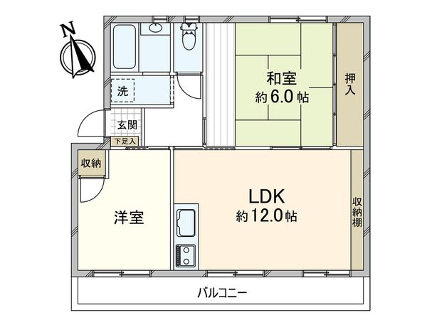 清瀬台田住宅 間取図(平面図) 清瀬台田住宅 間取図(平面図)