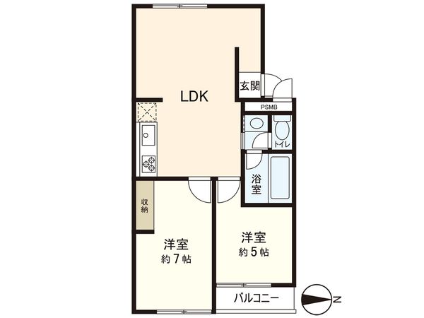 サニーひばりが丘ハイツ 間取図(平面図) 間取図(平面図)