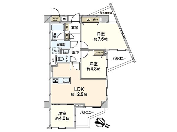 グランドメゾン保谷 間取図(平面図)