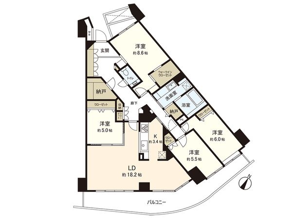 パークシティひばりが丘 間取図(平面図) パークシティひばりが丘 間取図(平面図)