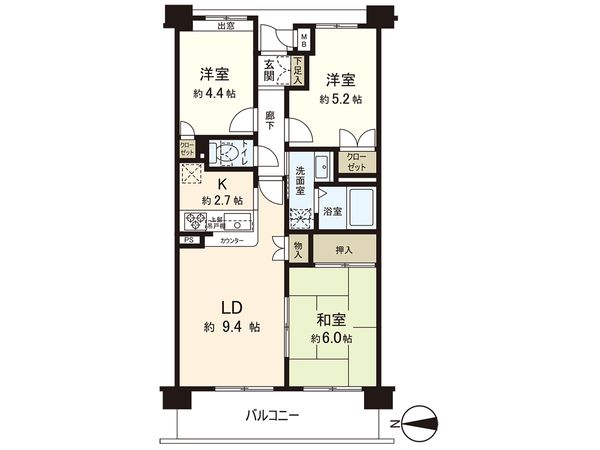 ネクステージ西東京泉町 間取図(平面図)