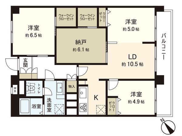 ひばりヶ丘プラザ 間取図(平面図) ひばりヶ丘プラザ 間取図(平面図)