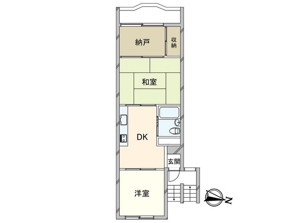 武蔵野サンハイツ8 間取図(平面図) 武蔵野サンハイツ8 間取図(平面図)