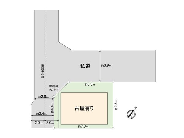 板橋区蓮沼町土地 区画図 板橋区蓮沼町土地 区画図