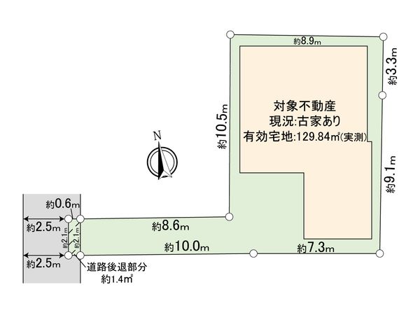 板橋区南常盤台2丁目土地 区画図