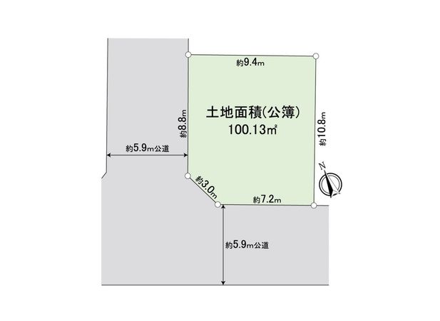 板橋区桜川2丁目土地 区画図