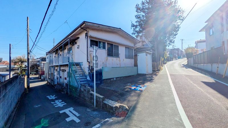 板橋区徳丸3丁目土地 前面道路含む外観