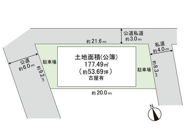 板橋区徳丸3丁目土地 区画図