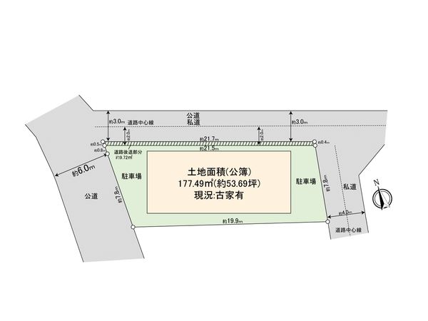板橋区徳丸3丁目土地 区画図