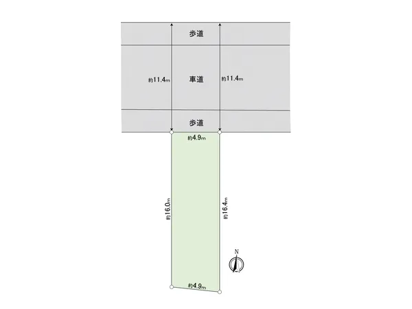 土地面積79.57平米(約24.06坪)