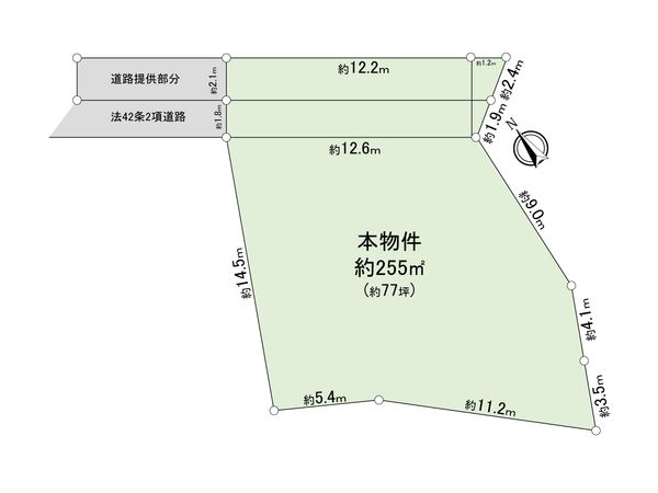 板橋区前野町6丁目 土地 区画図 板橋区前野町6丁目 土地 区画図