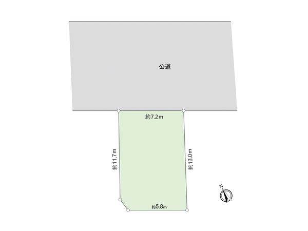 板橋区常盤台3丁目土地 区画図 板橋区常盤台3丁目土地 区画図