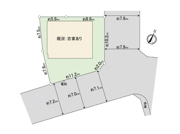 板橋区常盤台1丁目土地 区画図 板橋区常盤台1丁目土地 区画図