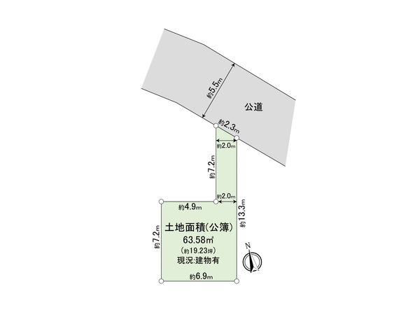 板橋区東山町土地 区画図 板橋区東山町土地 区画図