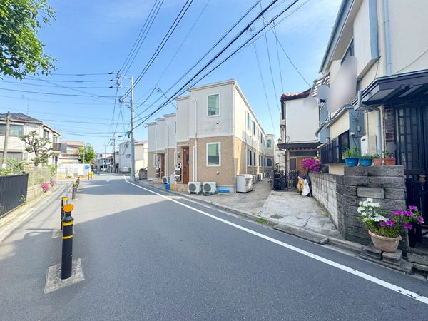 板橋区東山町土地 前面道路含む外観 板橋区東山町土地 前面道路含む外観