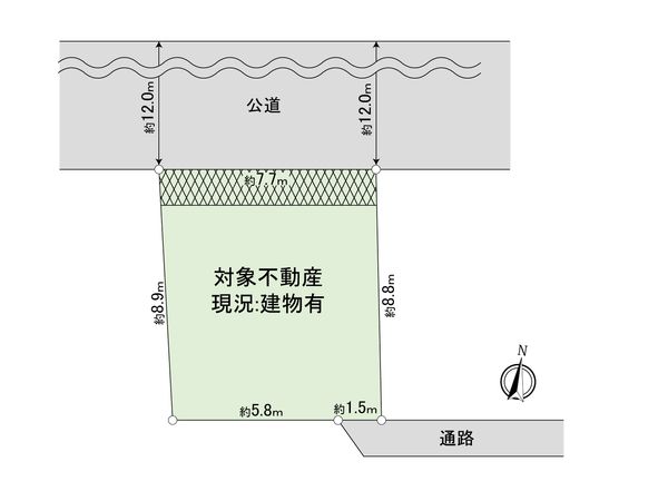 板橋区徳丸6丁目土地 区画図 板橋区徳丸6丁目土地 区画図