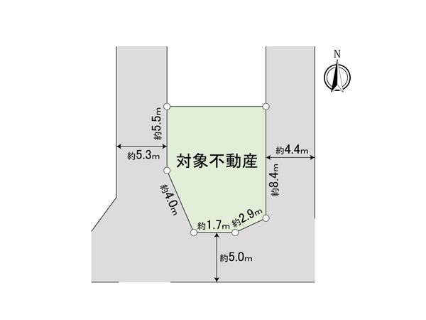 板橋区若木1丁目土地 区画図 板橋区若木1丁目土地 区画図