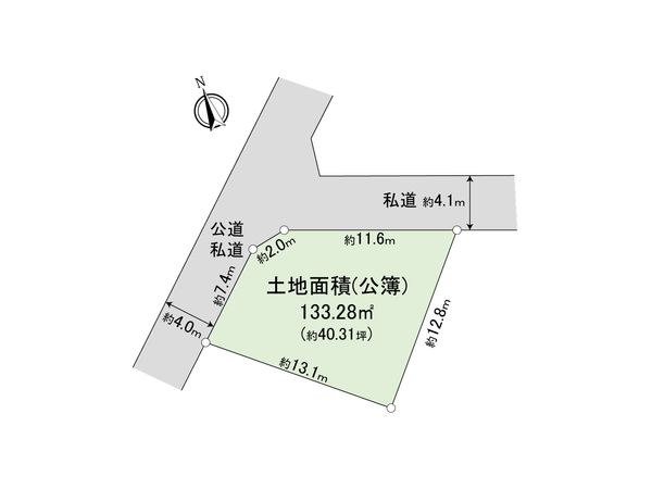 板橋区大谷口1丁目土地 区画図 板橋区大谷口1丁目土地 区画図