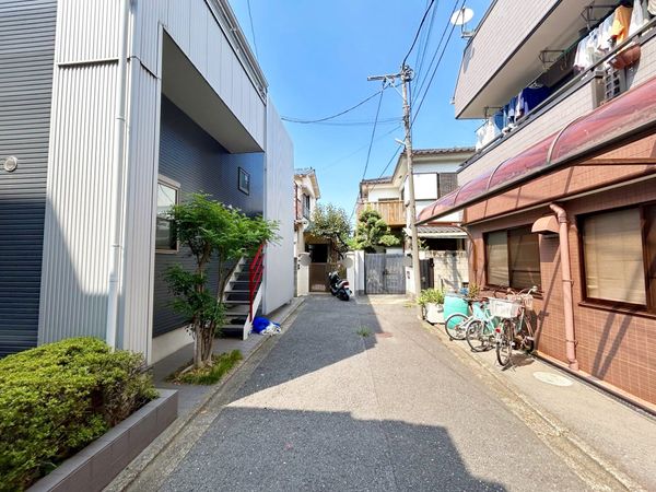 板橋区大谷口上町土地 前面道路含む外観 板橋区大谷口上町土地 前面道路含む外観