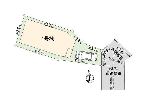 板橋区前野町5丁目新築戸建 間取図(平面図)