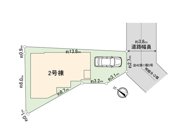 板橋区前野町5丁目新築戸建 間取図(平面図)