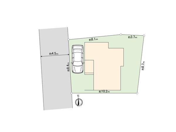 板橋区若木2丁目新築戸建 間取図(平面図) 板橋区若木2丁目新築戸建 間取図(平面図)