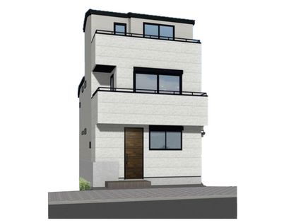 板橋区徳丸2丁目新築戸建 外観パース図