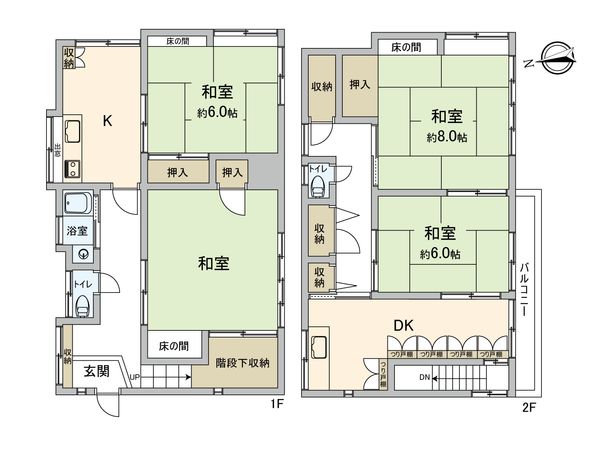 板橋区東山町戸建 間取図(平面図)