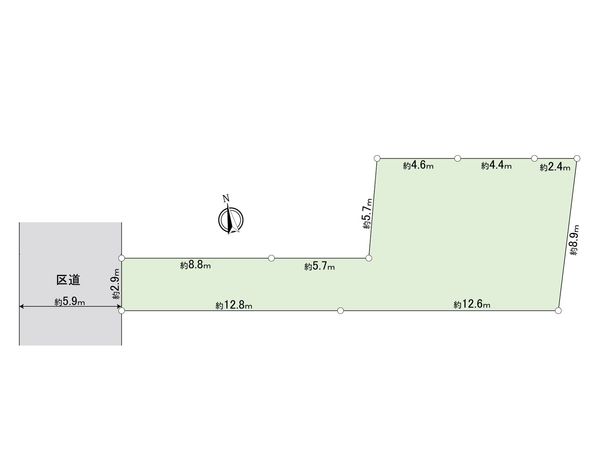 板橋区常盤台4丁目戸建 区画図
