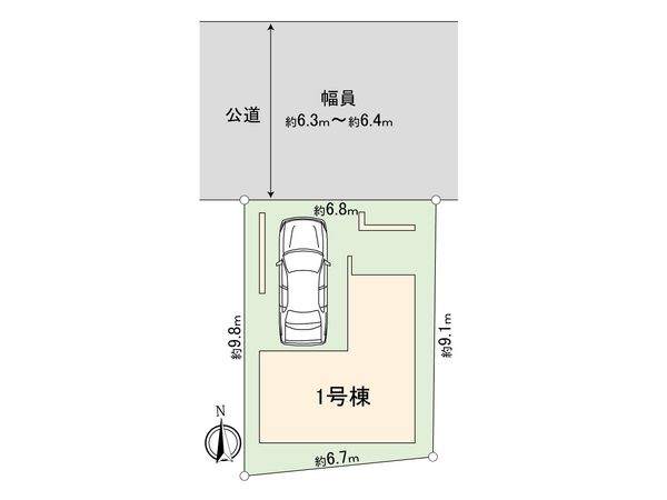 板橋区大谷口北町新築戸建 間取図(平面図)