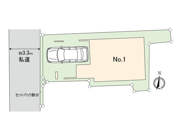 板橋区徳丸6丁目新築戸建 間取図(平面図)