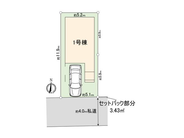 板橋区富士見町新築戸建 間取図(平面図)