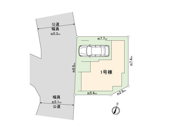 板橋区東山町新築戸建 間取図(平面図) 板橋区東山町新築戸建 間取図(平面図)