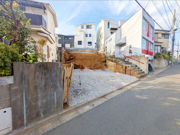 板橋区中台1丁目新築戸建 前面道路含む外観 板橋区中台1丁目新築戸建 前面道路含む外観