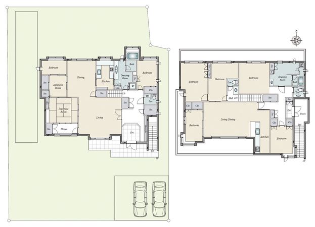 板橋区常盤台2丁目戸建 間取図(平面図) 間取図(平面図)