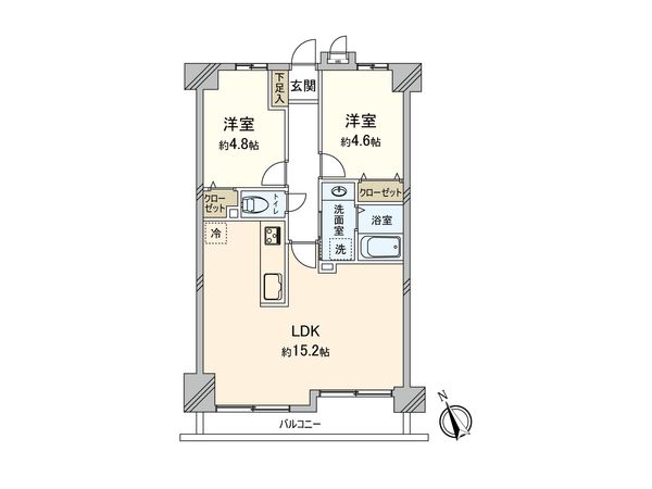 レーベンハイム常盤台南館 間取図(平面図) レーベンハイム常盤台南館 間取図(平面図)