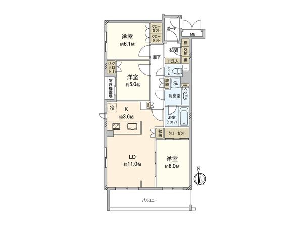 間取図(平面図)