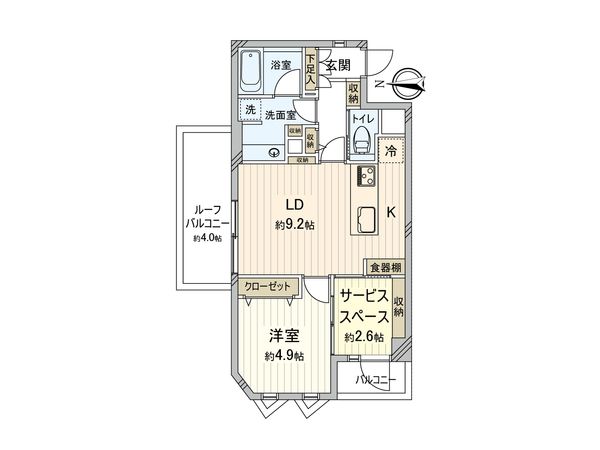 AXAS東武練馬 間取図(平面図) AXAS東武練馬 間取図(平面図)