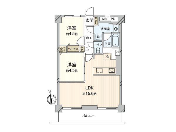 メゾン常盤台 間取図(平面図) メゾン常盤台 間取図(平面図)