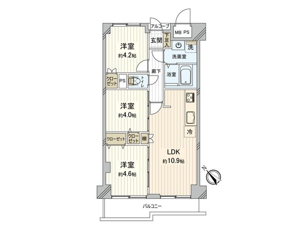 常盤台パークハイツ 間取図(平面図) 常盤台パークハイツ 間取図(平面図)