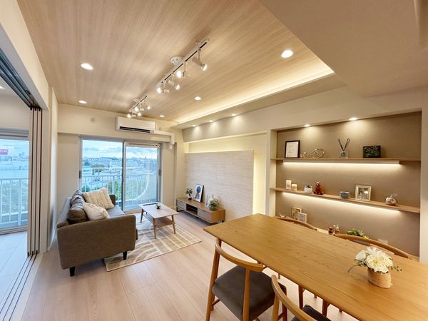 志村坂上見次公園マンション リビング 志村坂上見次公園マンション リビング