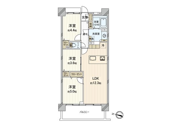 パーク・エステート上板橋 間取図(平面図)