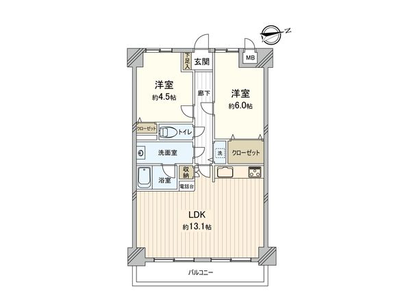 ライオンズガーデン上板橋 間取図(平面図)