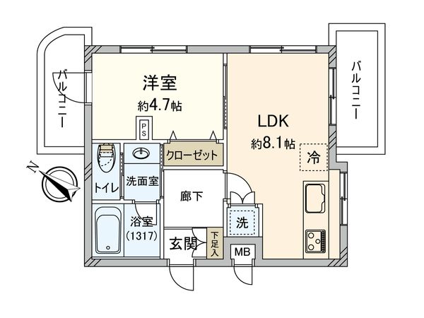 ダイアパレス常盤台 間取図(平面図) ダイアパレス常盤台 間取図(平面図)