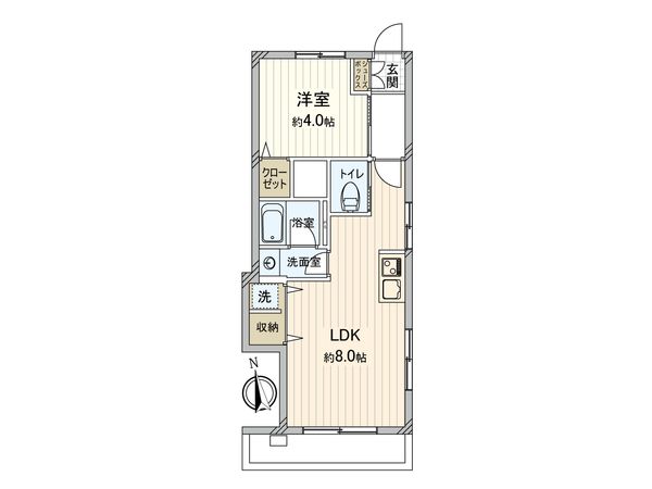 三田向原コーポ 間取図(平面図) 三田向原コーポ 間取図(平面図)
