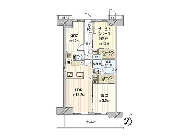 ライオンズモリス小竹向原 間取図(平面図) 間取図(平面図)