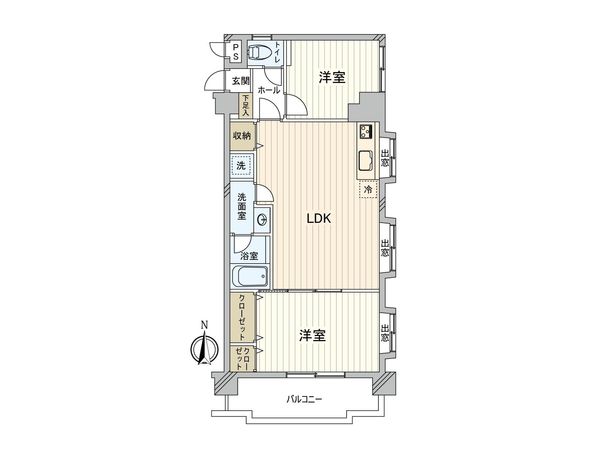キャスティ上板橋 間取図(平面図) 間取図(平面図)