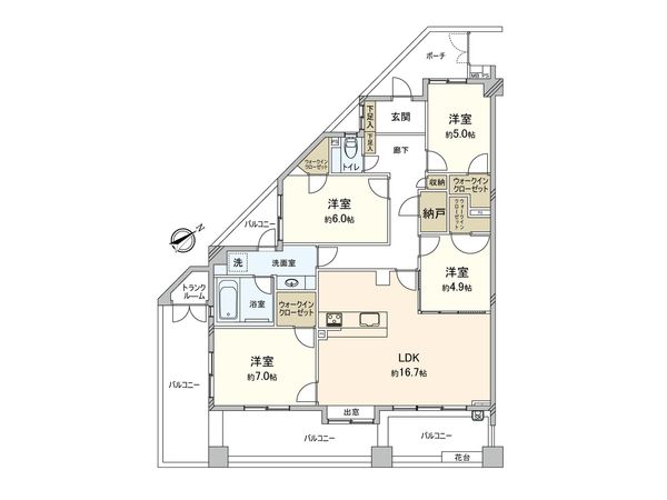 ライオンズガーデン東武練馬壱番館 間取図(平面図)