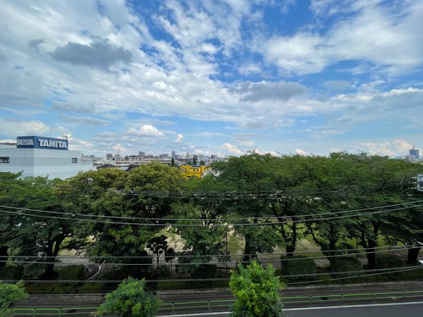 日商岩井常盤台マンシヨン バルコニーからの眺望